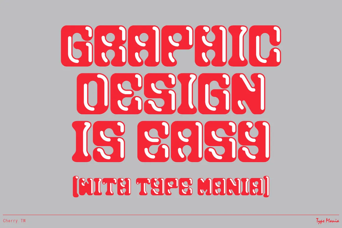 Cherry TM – Hot & Heavy Display Font