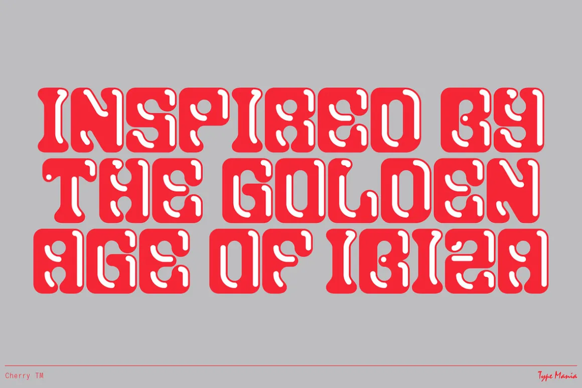 Cherry TM – Hot & Heavy Display Font