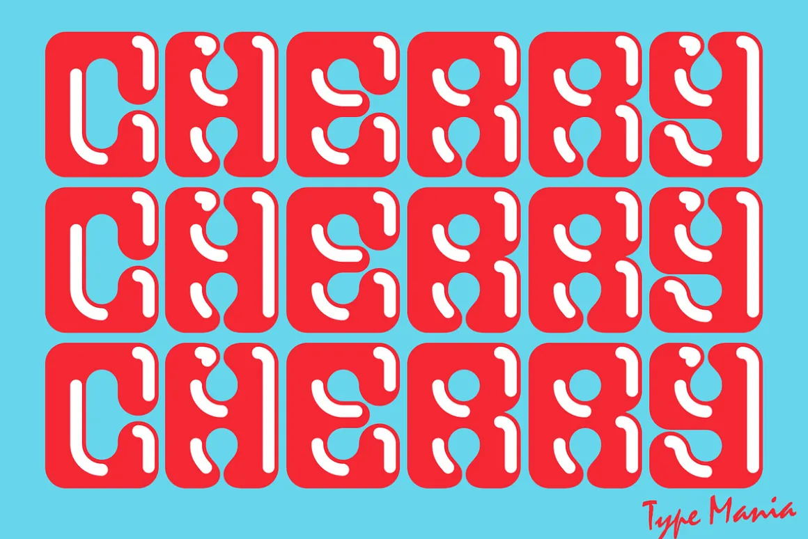 Cherry TM – Hot & Heavy Display Font