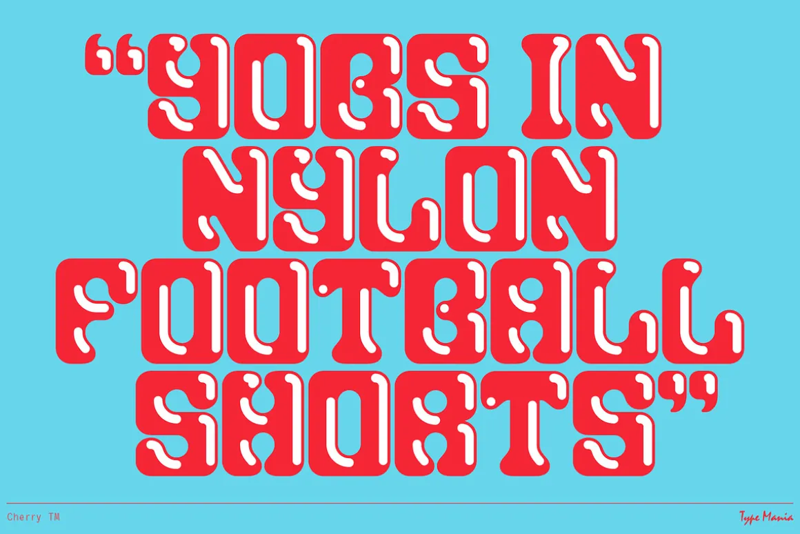 Cherry TM – Hot & Heavy Display Font