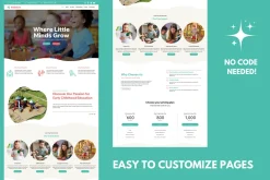 Childcare & Babysitting Wix Template