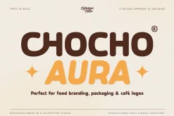 Chocho Aura – Tasty Bold Food Font