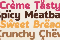 Chocho Aura – Tasty Bold Food Font