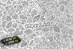 Chocolate Objects & Symbols Set