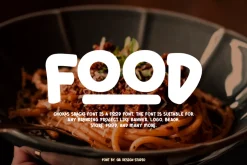 Chokas Sracki - Food Font