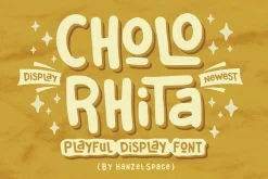 Cholo Rhita - Kids Display Font