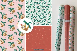 Christmas animals clipart & pattern