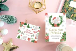 Christmas baby elephant