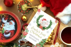 Christmas baby elephant