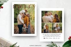 Christmas Card Template CC114