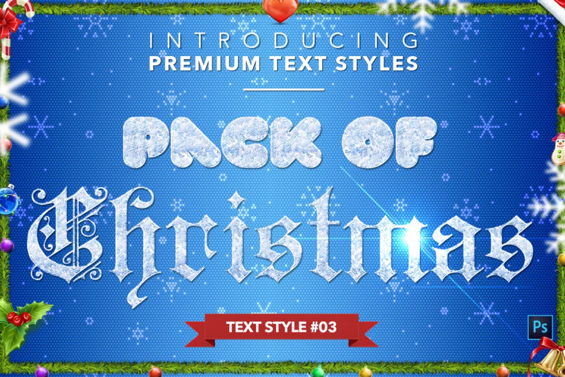 Christmas Pack #1 - Text Styles