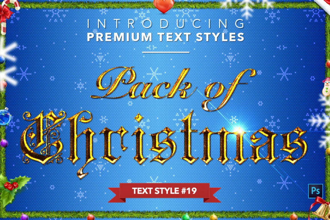 Christmas Pack #1 - Text Styles