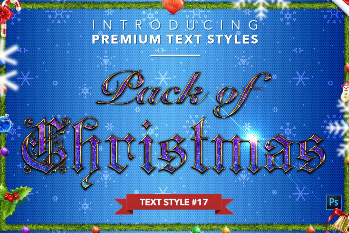 Christmas Pack #1 - Text Styles