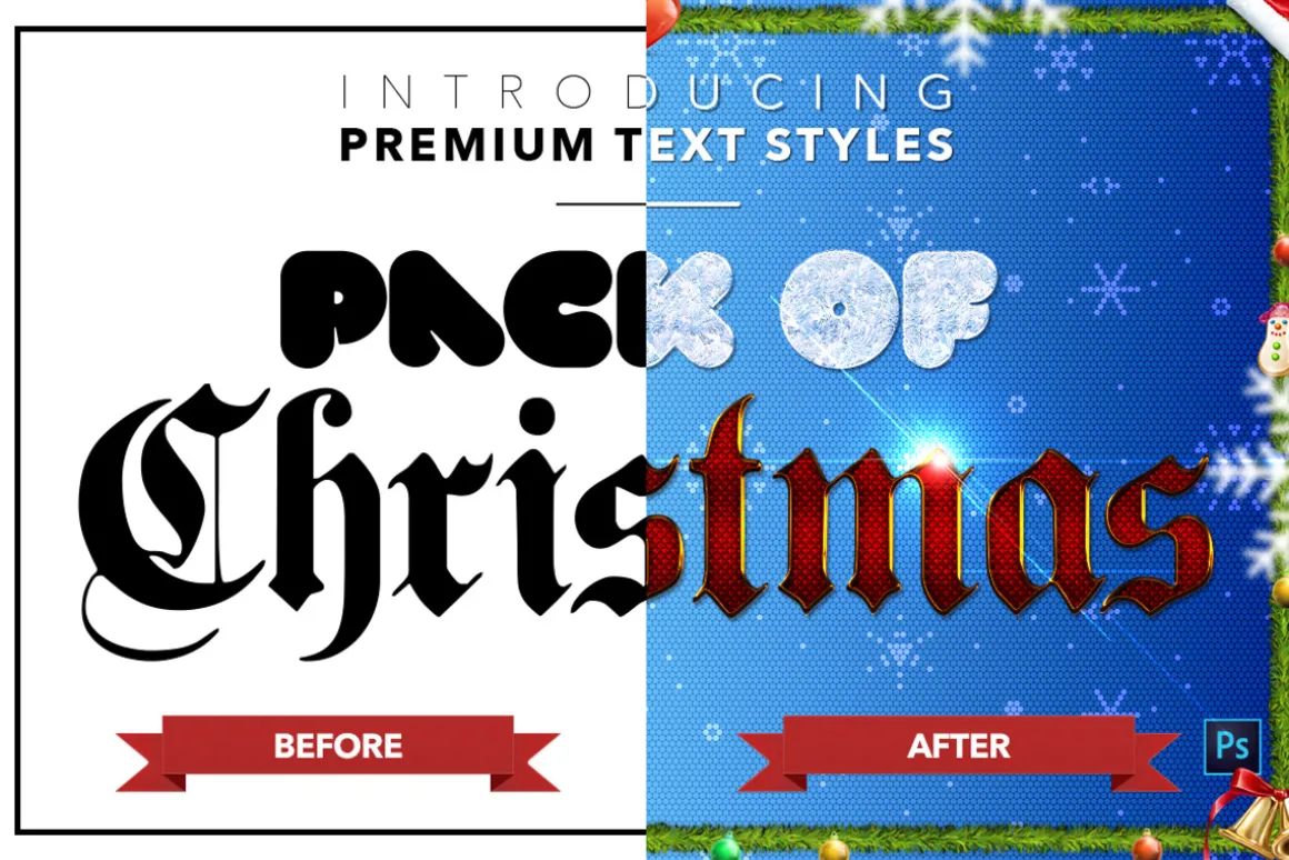 Christmas Pack #1 - Text Styles