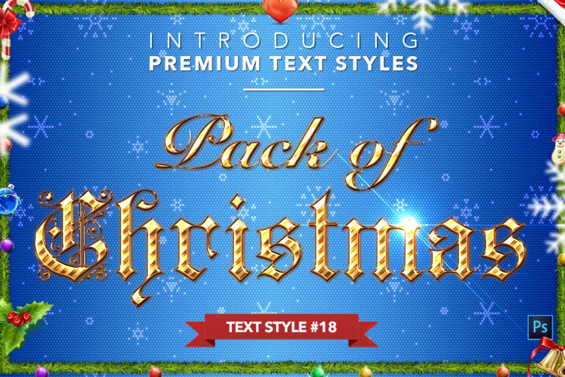 Christmas Pack #1 - Text Styles