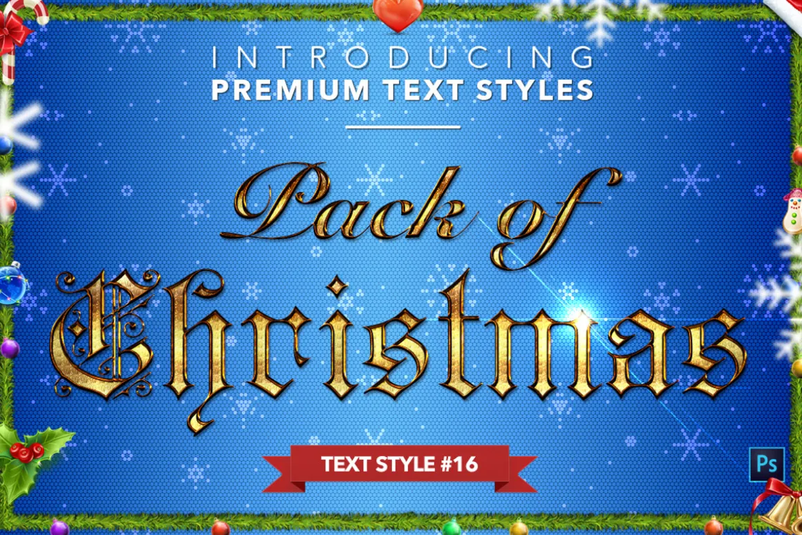 Christmas Pack #1 - Text Styles