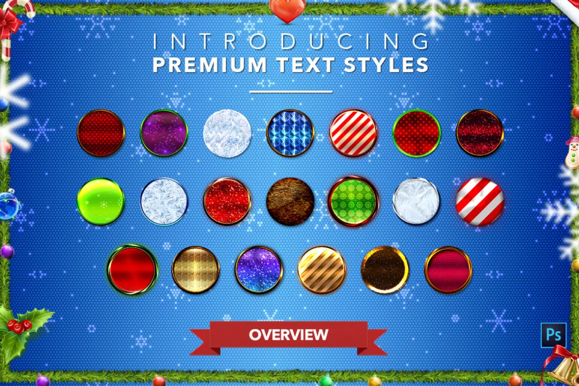 Christmas Pack #1 - Text Styles
