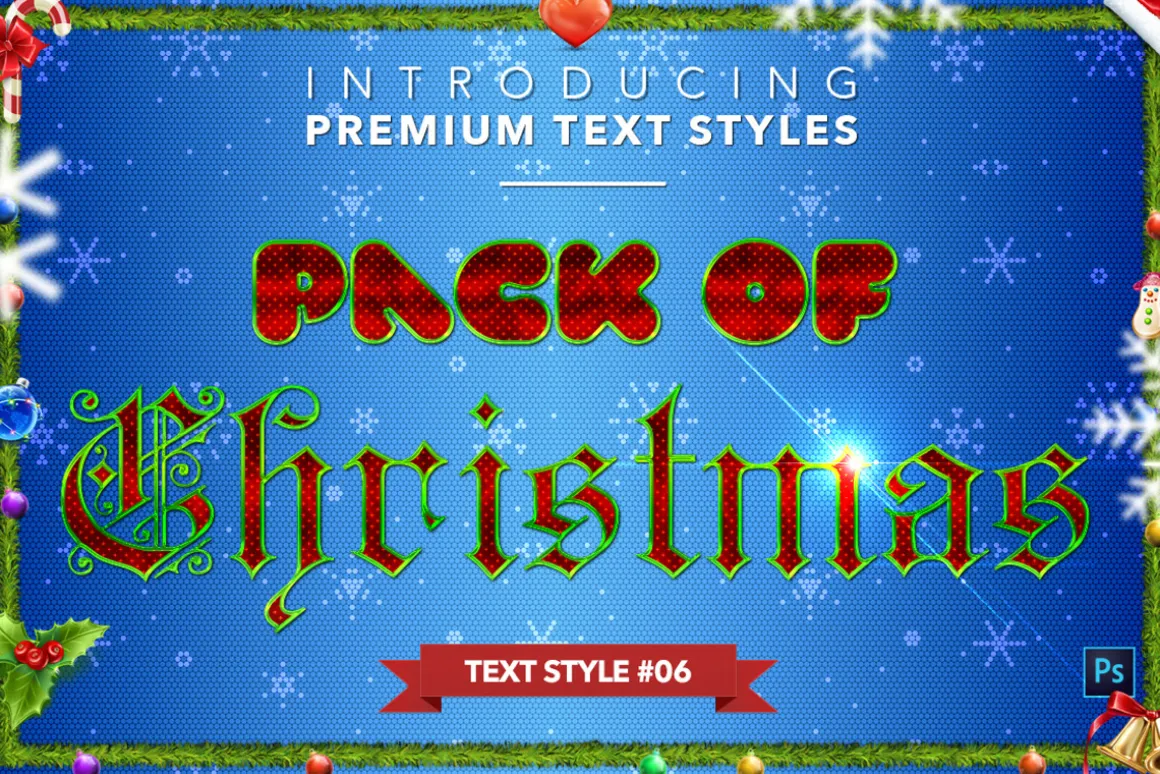Christmas Pack #1 - Text Styles
