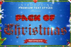 Christmas Pack #1 - Text Styles