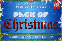 Christmas Pack #1 - Text Styles