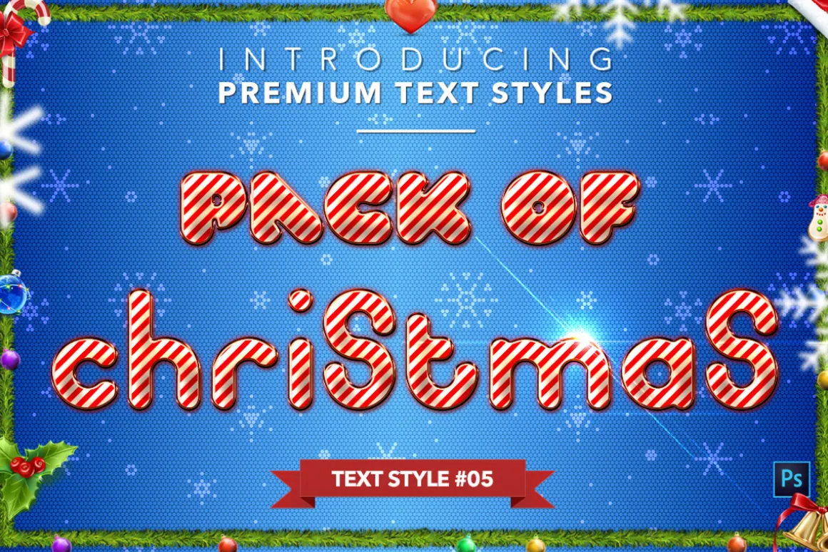 Christmas Pack #1 - Text Styles