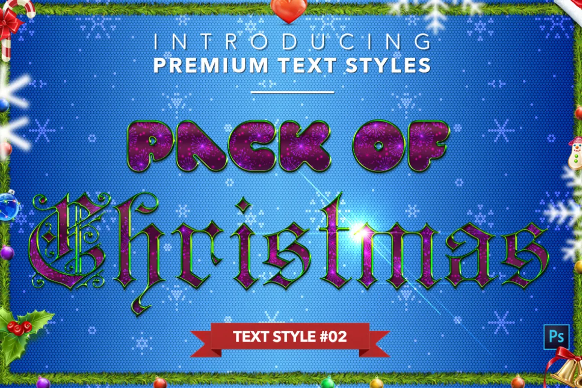 Christmas Pack #1 - Text Styles