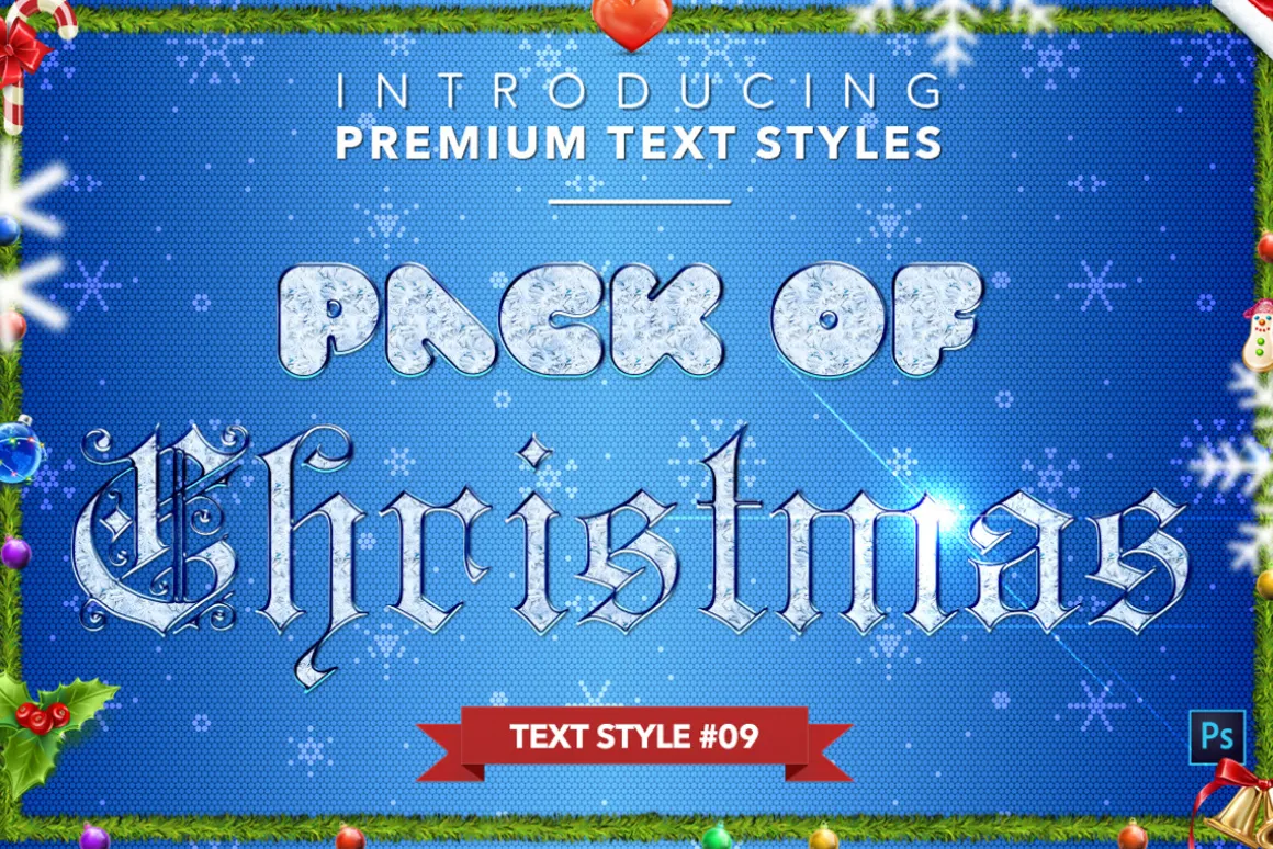 Christmas Pack #1 - Text Styles