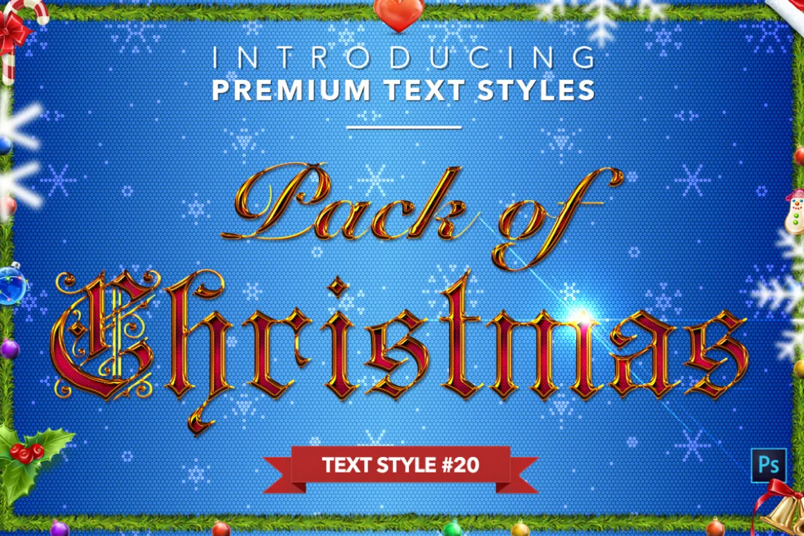 Christmas Pack #1 - Text Styles