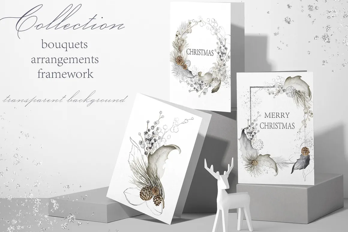 Christmas Watercolor Clipart
