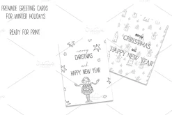 2026 Christmas and New year icon set