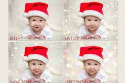 Christmas Bokeh overlays