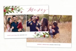 Christmas Card Template CC257