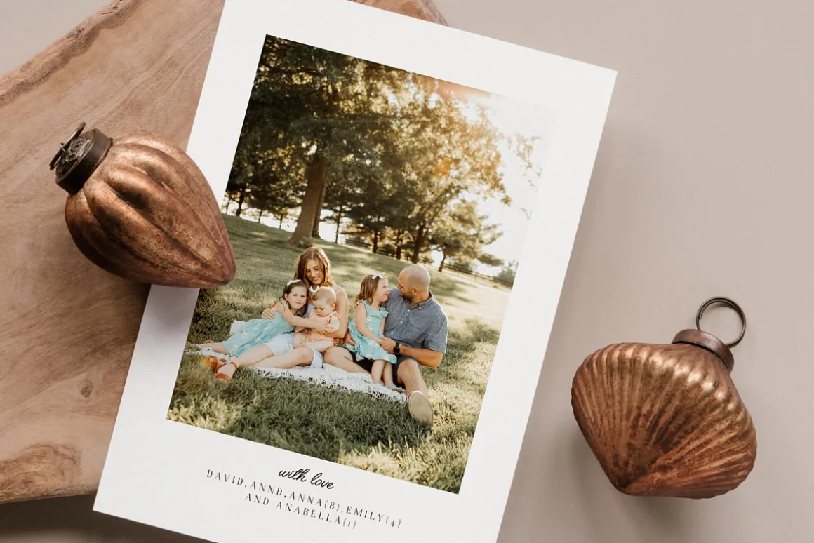 Christmas Card Template CD187