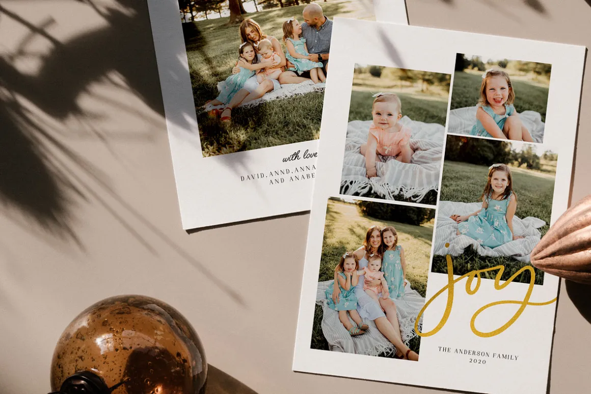Christmas Card Template CD187