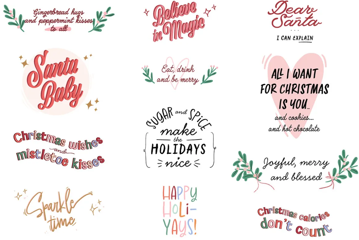 Christmas clipart: Winter holiday