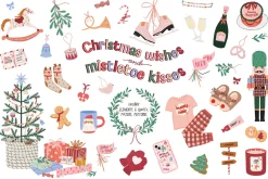 Christmas clipart: Winter holiday