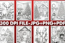 128 Christmas Coloring Pages