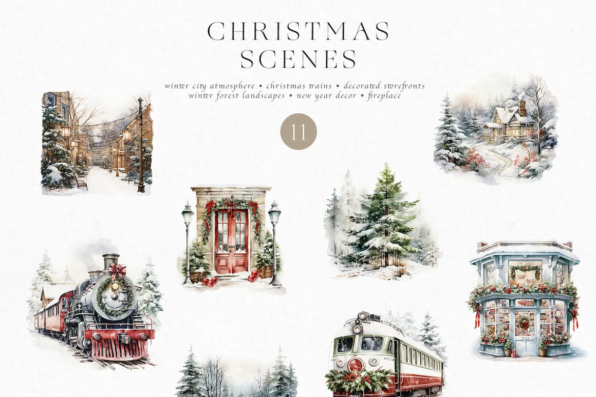 Christmas Holiday Vintage Collection