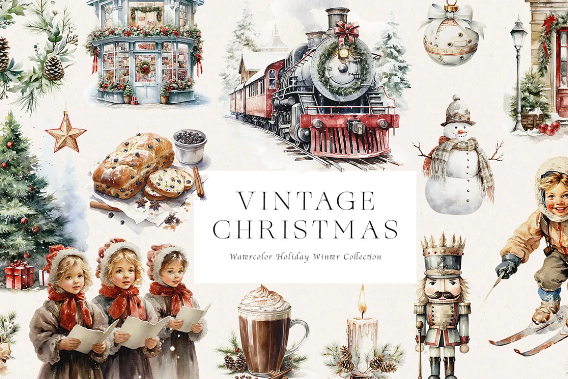 Christmas Holiday Vintage Collection