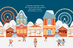Christmas Market Scene Creator