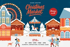 Christmas Market Scene Creator