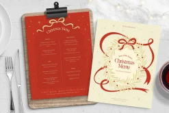 Christmas Menu Template
