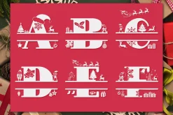 Christmas Monogram Font