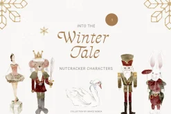 Christmas Nutcracker Ballet Clipart