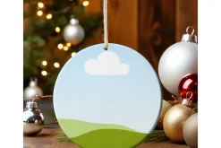 Christmas Ornament Mockups for Canva