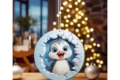 Christmas Ornament Mockups for Canva