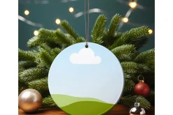 Christmas Ornament Mockups for Canva