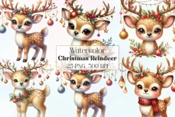 Christmas Reindeer Clipart