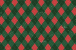 Christmas Rhombus Seamless Patterns