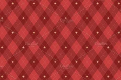 Christmas Rhombus Seamless Patterns